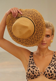 Шляпа соломенная, цвет бежевый