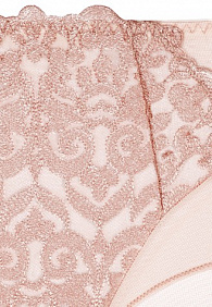 Трусы с завышенной талией «Эрмитаж» бежево-серые