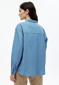 Рубашка, цвет светло-голубой