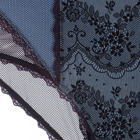 Боди «Фэйри тэйл», цвет синий с черным