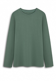 Женская футболка-лонгслив, цвет хаки