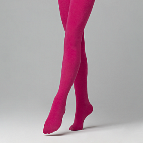 Колготки детские, плотность 100 den, цвет малиновый