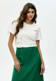 Женская футболка с принтом «Бабочка»