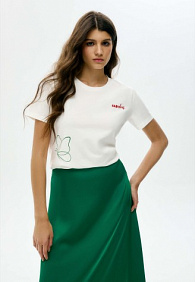 Женская футболка с принтом «Бабочка»