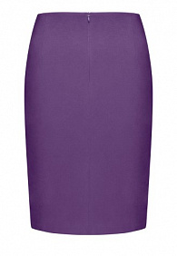 Юбка с разрезом, цвет фиолетовый