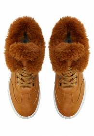 Ботинки женские Fringe, цвет песочный