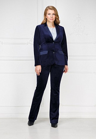 Жакет, цвет темно-синий