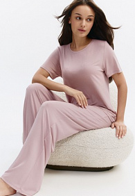 Брюки, цвет пыльная роза