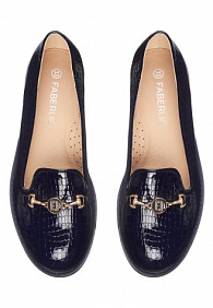 Лоферы для девочек Marie, синие