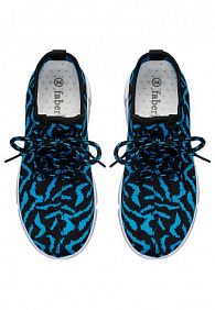 Кроссовки для мальчиков «Макси», цвет чёрно-голубой