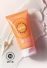 Крем для лица солнцезащитный антивозрастной SPF 30 Leto