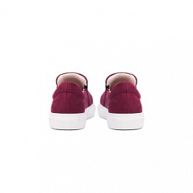 Слипоны для девочек Fairytale, бордовые