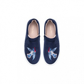 Слипоны для девочек Fairytale, синие