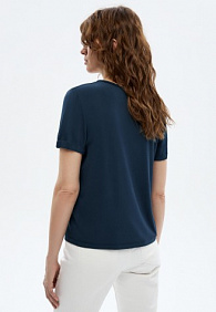 Женская футболка, цвет синий