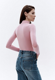 Водолазка, цвет розовый