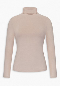 Водолазка, цвет бежевый меланж