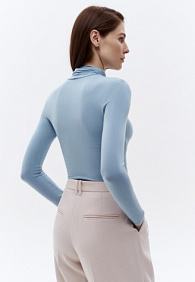 Водолазка, цвет голубой