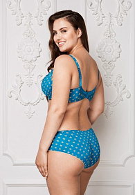 Бюстгальтер на косточках «Бланш» синий