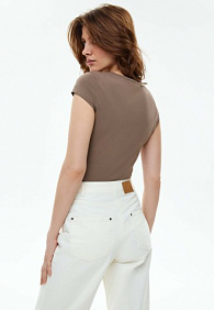 Топ, цвет мокко