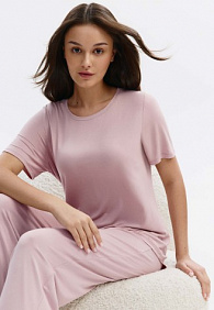 Футболка, цвет пыльная роза