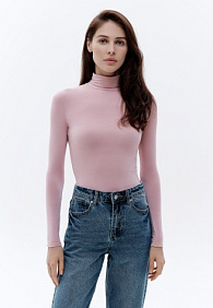 Водолазка, цвет розовый