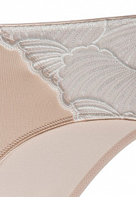 Трусы-слипы с завышенной талией Fabia нюдовые