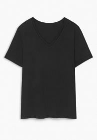 Женская футболка, цвет черный