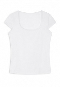 Топ, цвет молочный