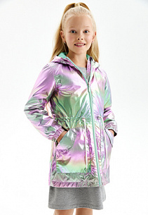 Утепленная куртка с голографическим эффектом для девочки, мультицвет от Фаберлик, фото 1