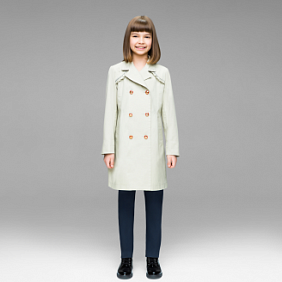 Плащ для девочки, цвет песочный