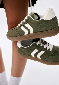 Женские кеды Style, цвет хаки