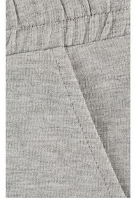 Шорты из футера для девочки, цвет светло-серый меланж