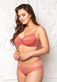 Бюстгальтер на косточках «Дантель» розовый