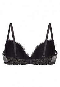 Бюстгальтер пуш-ап «Ивэт» черный