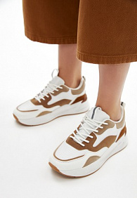 Кроссовки Diana, цвет бело-бежевый