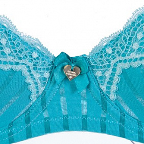 Бюстгальтер на косточках «Атлантика», цвет морской волны