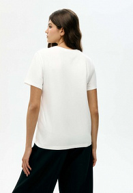 Женская футболка «Цветы», принт «Гербера»