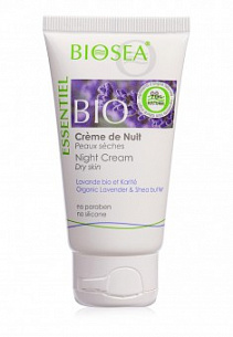 Ночной крем для сухой кожи лица BIOSEA Essentiel от Фаберлик, фото 