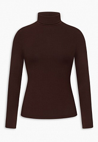 Водолазка, цвет шоколадный