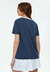 Женская футболка, цвет синий