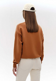 Свитшот из футера, цвет кэмел