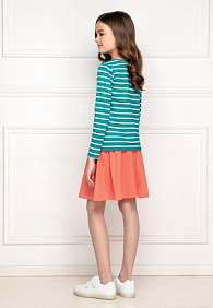 Юбка для девочки, цвет персиковый