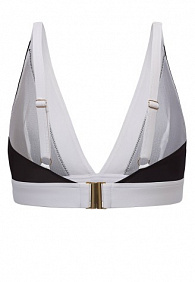 Лиф треугольный, цвет чёрно-белый