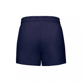 Трикотажные шорты для девочки, цвет темно-синий