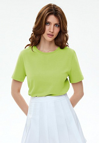 Женская футболка, цвет салатовый
