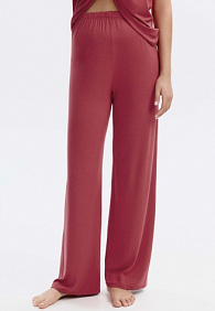 Брюки, цвет гранатовый