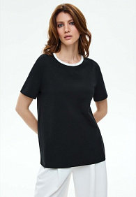 Женская футболка, цвет черный