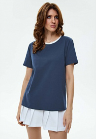 Женская футболка, цвет синий