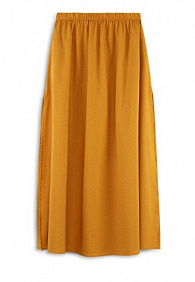 Юбка макси, цвет шафран