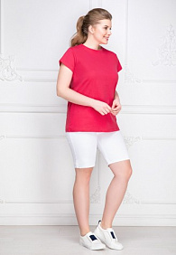 Джинсовые шорты, цвет белый